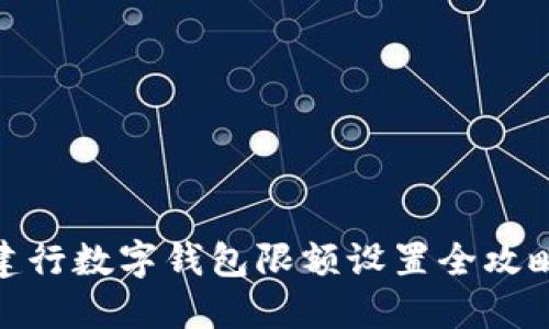 建行數(shù)字錢包限額設置全攻略